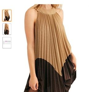 NEW Free People Womens XSmall Shimmer Shift Dress